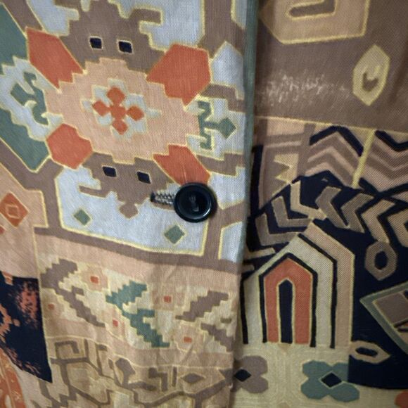 Vintage Button Skirt Set W/ Sleeveless Top Excellent Condition USA ? 70’s Sz Sm - Picture 9 of 16